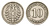 Германия 10 пфеннигов 1889 A, Вильгельм II (1888-1918) KM 4, J. 4 медно-никель 4164-428