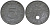Германия 5 рейхспфеннигов 1940 J, монетный двор Гамбург  KM 100, J. 370 цинк 186-717
