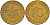 ФРГ 10 ПФЕННИГОВ 1978 F KM 108, J.383 сталь плакированная латунью 4548-823