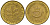 ФРГ 5 пфеннигов 1979 D J.382, KM 107 сталь плакированная латунью    4598-1021
