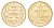 Непал 1 рупия 2005 BS 2062 KM 1181 сталь плакированная латунью UNC 4643-1126