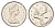 Канада 25 центов 1971 Елизавета II (1952-2022), олень KM 62b никель PROOF-LIKE (BU) 633-923