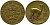 Перу 1/2 соль 1967 лама KM 247, Schon 52 латунь 4539-245
