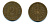 ГЕРМАНИЯ 2 ПФЕННИГА 1876 СТАРОГЕРБОВКА KM 2, J.2 медь 54-335