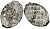 Русское Царство копейка 1598-1605 Борис Годунов, Московский  монетный двор, 0,68 ГР ГиК №173 серебро 262-568