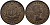Великобритания 1/2 пенни 1964 Елизавета II (1952-2022) KM 896, Spink 4158 бронза 51-2447