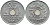 ДАНИЯ 25 ЭРЕ 1972 S; S, ФРЕДЕРИК IX (1947-1972) KM 855.2 медно-никель 4391-1237