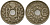 Франция 25 сантимов 1918 KM 867a медно-никель 51-2923