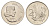 ЮАР 20 центов 1965 Ян ван Рибек (1619-1677), Suid Africa, легенда на африкаанс, капские воробьи KM 69.2 никель 4675-617