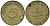 Германия 5 пфеннигов 1950 D KM 107 сталь плакированная латунью 4174-119
