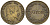 ФРАНЦИЯ ЖЕТОН ND НАПОЛЕОН III ИПЕРАТОР ФРАНЦИИ, ДИАМЕТР 19 ММ. латунь 4181-116