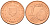 Нидерланды 1 евроцент 2004  КМ 234 сталь плакированная медью UNC   4160-1139