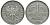 ФРГ 1 МАРКА 1964 D J 385, KM 110 медно-никель 72-731