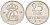 Швеция 25 эре 1965 U, Густав VI Адольф (1950-1973) KM 836 медно-никель 4516-462