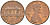 США 1 ЦЕНТ 1981 D, ЛИНКОЛЬН KM 201 медь цинк UNC 188-221