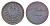 Германия жетон на 2 пфеннига ND (1873-1877) KM 2 медь 4636-1029
