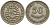Ангола 50 сентаво 1950 300 лет революции 1648 года KM 72 никель бронза 4121-1212