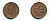 ФРГ 1 ПФЕННИГ 1982 D KM 105, J 380 сталь плакированная медью 46-149