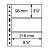 Лист в альбом Grande для 3 бон (S), черный. Leuchtturm. 305160