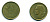 ФРАНЦИЯ 20 ФРАНКОВ 1953 4 ПЕРА KM 917.1 алюминиевая бронза 84-827