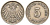 Германия 5 пфеннигов 1914 F, KM 11, J. 12 медно-никель 220-739