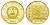 Китай 5 юаней 2001 90 лет революции KM 1364 латунь  UNC  1099-5-73