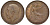 Великобритания 1 пенни 1921 Георг V (1910-1936) KM 810, Spink 4051 бронза 4123-1143