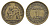 Франция 1 франк 1927 KM 876 алюминиевая бронза 4673-1124