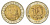 СССР 10 рублей 1991 ЛМД, ГКЧП Y 295 биметалл UNC 3334-723