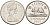 Канада 5 центов 1965 Елизавета II (1952-2022), бобер KM 60.1 никель 4595-627