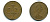 Великобритания 2 пенса 1971 Елизавета II (1952-2022) KM 916, Spink 4235 (C1) бронза 37-1246