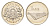 Латвия 1 лат 2013 Кокле KM 142 медно-никель UNC 4679-413