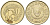 Кипр 1 цент 1996 KM 53.3 никель латунь 4174-1211