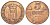 Норвегия 5 эре 1922 Хокон VII (1905-1957) KM 368 бронза 4700-736