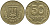 Украина 50 копеек 2007 KM 3.3b алюминиевая бронза 4579-822