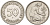 ФРГ 50 пфеннигов 1949 F KM 104, J. 379 медно-никель 4528-126