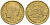 ФРАНЦИЯ 50 САНТИМОВ 1939 ТИП MORLON KM 894.1, LE FRANC 192.15 алюминиевая бронза 44-825