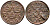 Швеция 1/6 эре 1686 Карл XI (1660-1697) KM 254 медь 4395-1111