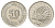 Сингапур 50 центов 1974 KM 5 медно-никель aUNC 4678-1112