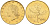 Италия 20 лир 1995 R, дубовый лист KM 97.2 алюминиевая бронза  UNC  4594-1034