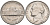 США 5 центов 1964 D, Джефферсон KM А192 медно-никель 92-1117