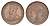 Цейлон 1 цент 1912 Георг V (1910-1936) KM 107 медь    4658-1111