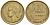 ФРАНЦИЯ 10 ФРАНКОВ 1957 KM 915.1, LE FRANC 363.13 алюминиевая бронза 112-839