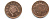 Великобритания 1 пенни 2000 Елизавета II (1952-2022) KM 986, Spink 4710 (B5) сталь плакированная медью UNC 89-545