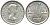 Австралия 3 пенса 1961 m, Елизавета II (1952-2022) KM 57 серебро 71-716