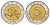 Литва 5 лит 1999 KM 113 биметалл UNC 4624-731
