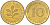 ФРГ 10 ПФЕННИГОВ 1989 J KM 108, J. 383 сталь плакированная латунью 4182-951