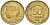 ФРАНЦИЯ 50 САНТИМОВ 1932 ТИП MORLON, OPEN 9, С ЯГОДОЙ KM 894.1, LE FRANC 192.7 алюминиевая бронза 44-669