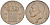 БЕЛЬГИЯ 50 САНТИМОВ 1953 BELGIE, БОДУЭН I (1951-1993) KM 145 бронза 214-159