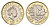 Великобритания 1 фунт 2016 Елизавета II (1952-2022) KM 1378, Spink J39 биметалл UNC 4118-1054